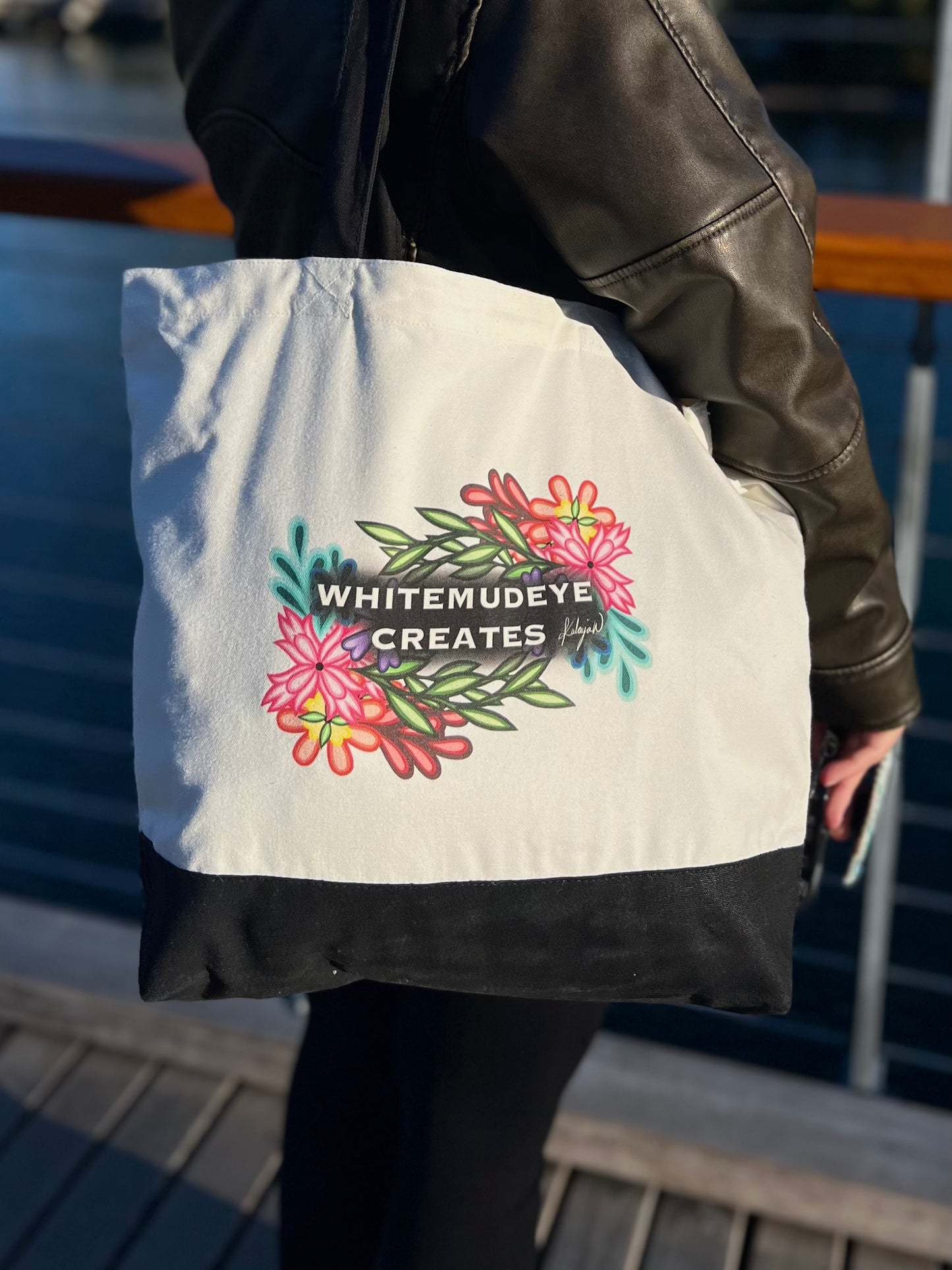 WhitemudeyeCreates Cotton Tote Bag