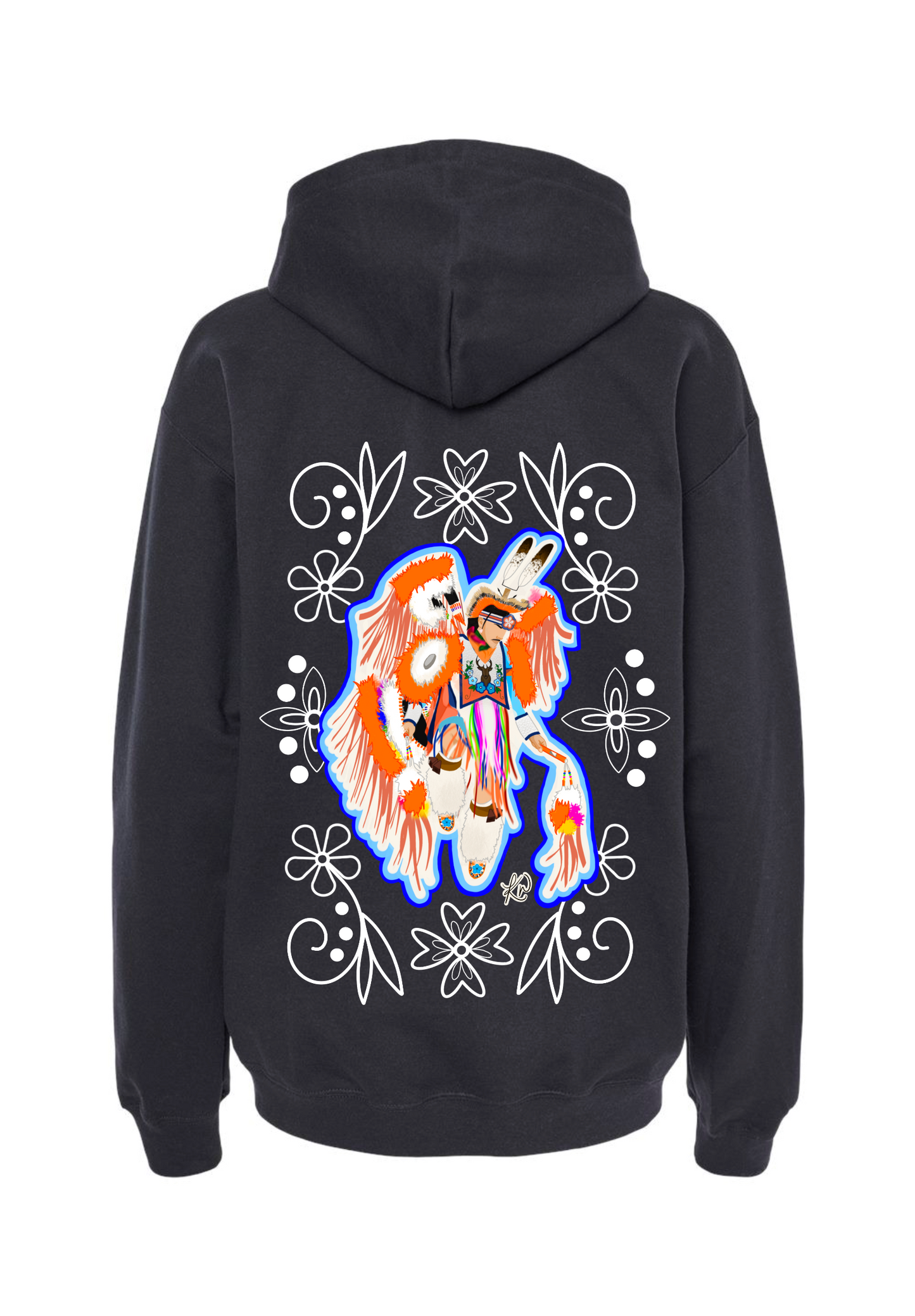 Black ᐊᐦᑲᒣᔨᒧᐠ Ahkamēyimok Hoodie